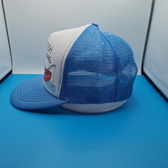 Vintage 80's LOOKING FOR FISH IN ALL THE WRONG PLACES Foam Front Snapback Hat - Picture 4 of 8